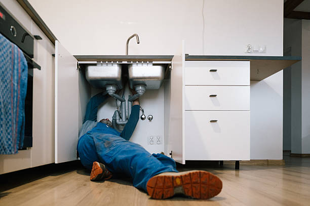 Professional Plumbing technician working in Iona, FL